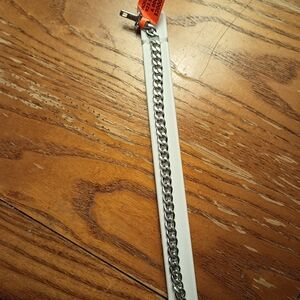 Stylish Silver Chain Bracelet